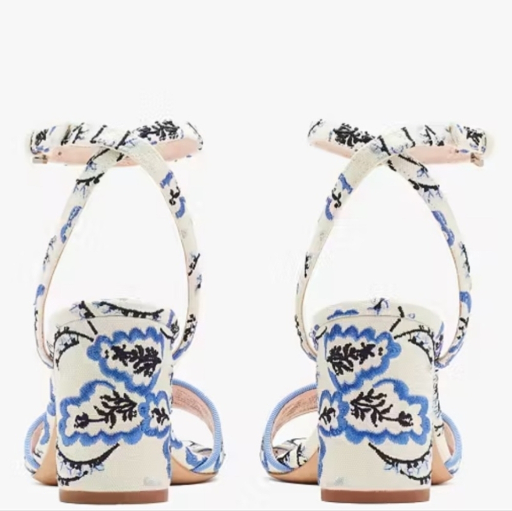 Kate Spade Delphine Embroidered Sandals Size 10B - Picture 4 of 12